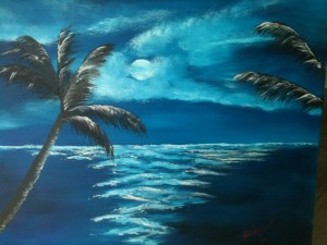 Private Collection Of: Nikki Noungruk - Arcadia, Florida Moon Light Night In Paradise 