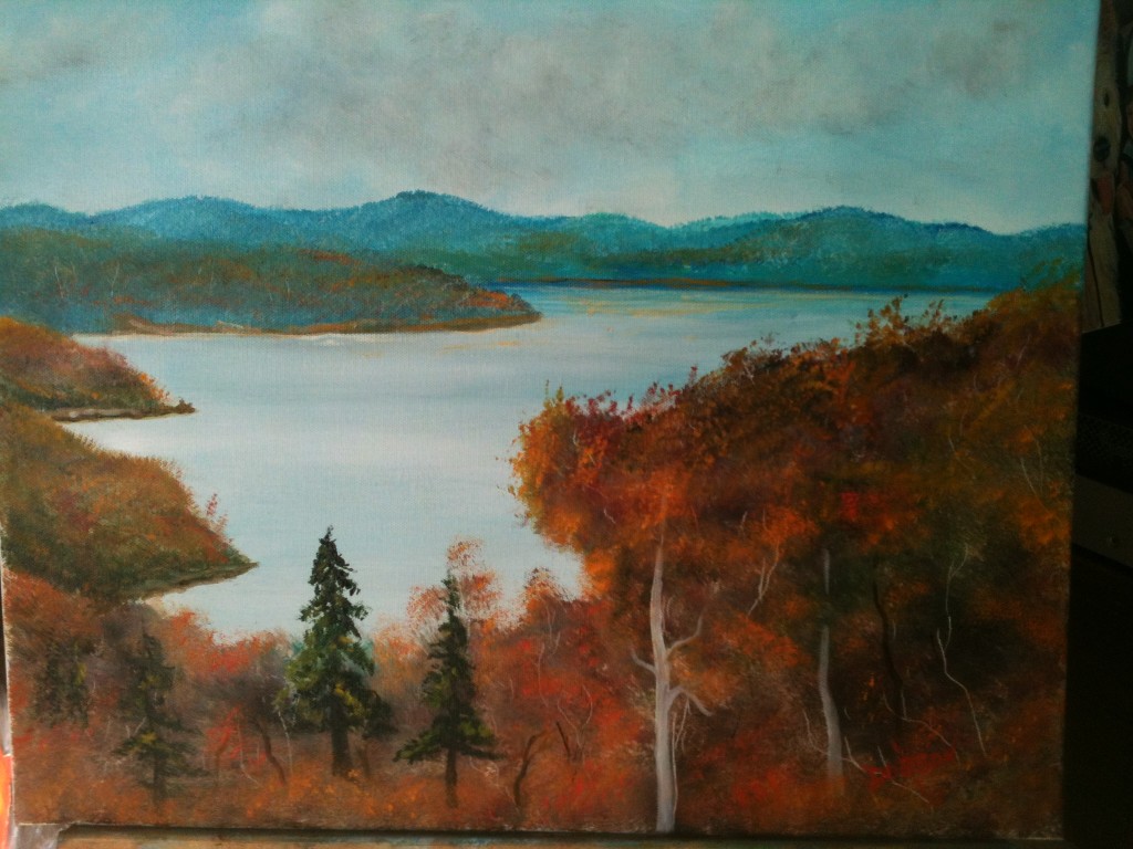 Fall Day At Lake-of-the-Ozarks 16x20 BUY #11913 $175 Free shipping (USA only)