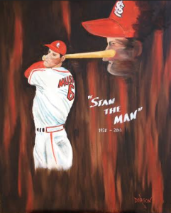 Private Collection Of: It's a Gift - Can't Share At This Moment "Stan The Man" #111514 - 30x36