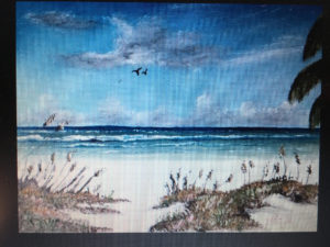 Private Collection Of: Mary Hoffman Storm Lake, Iowa "Siesta Key Beach" #137616 $95 8x10