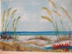 Private Collection Of: Chuck Munster, Indiana "Beach Grass" #13814 $40 5x7 