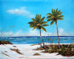 Private Collection Of: Horst & JoAnne Pachan Farmington, Michigan #119715 - $250.00 Siesta Key #1 Beach 16x20