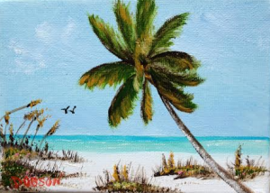 Private Collection Of: Janice Warrington Wymau, Florida "Siesta Beach Fun" $40 - 5x7