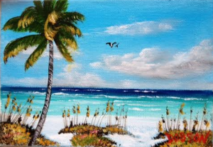 Private Collection Of: Becky Day & Mike Haughey Wilmington, Delaware ""Siesta Beach" #125315 - $75 5x7