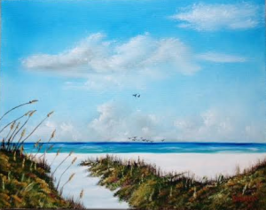 Private Collection Of: Thomas Mirabito Littleton, Colorado "Siesta Key Sea Oats" #125715 - 16x20