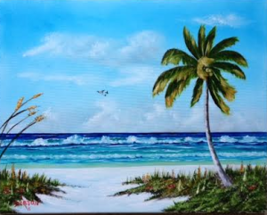 Private Collection Of: Matt Nooney & Marisa Cochran Bradenton, Florida "In Paradise" #125915 - $250 16x20