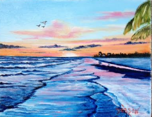 Private Collection Of: Deborah & Bob Lang Jacksonville, Florida "Another Siesta Key Sunset" #128415 - $75 8x10