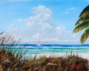 Private Collection Of: Don McCaskill & Gary Neve Siesta Key, Florida #128715 $75 "Siesta Key Sea Oats" 8x10