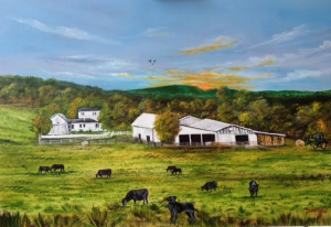 Private Collection Of: Mike & Jenny Gillette Labadie, Missouri "Our Farm" - $495 24x36