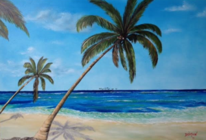 Private Collection Of: Joy & Mike Woodhull Sarasota, Florida "Paradise" $490 #133215 24x36