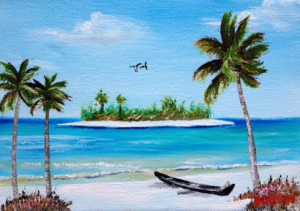 Private Collection Of: Vivian Tamez Sarasota, Florida "An Island In Paradise" #135016 - $40 5x7