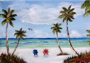 Private Collection Of: Vivian Tamez Sarasota, Florida "Living The Dream" #135116 - $40 5x7