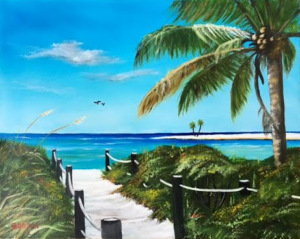 Private Collection Of: Justin & Lindsey Leins Sarasota, Florida "Beach Access" #137916 $250 16x20