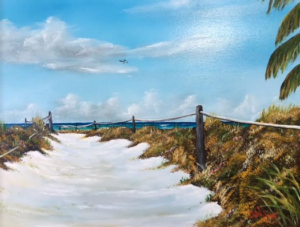 Private Collection Of: Kevin Farewell Siesta Key, Florida "To The Beach" #138216 $250 16x20