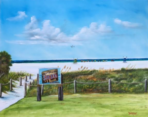 Private Collection Of: Paul & Maureen Gresk Siesta Key, Florida "Siesta Key Public Beach" #140916 $490 24x30