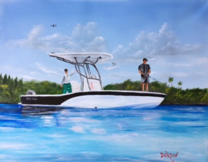 Private Collection Of: GT Marine Sarasota, Florida "Sea Fox" #143116 $250 16x20