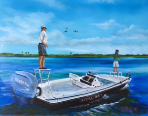 Private Collection Of: GT Marine Sarasota, Florida "Sterling Boat" #143216 $250 16x20