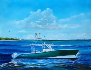 Private Collection Of: GT Marine Sarasota, Florida "Everglades 435" #144416 $450 24x30
