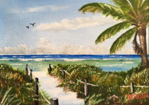 Private Collection Of: Ruthi Dolovy Poland, Ohio "Siesta Key" #145116 $60 5"x7"