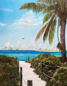 Private Collection Of: Sheree & Barry Witt Bradenton, Florida "Siesta Beach Access" #149117 - $490 24"w x 30"h