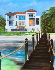 Private Collection Of: Pam & Drew Trapoli Siesta Key, Florida "Pam & Drew's Crib" #149917 $250 16x20