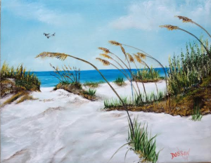 Private Collection Of: Mary Jo & David Claudius Sarasota, Florida 16x20 "Sea Breeze" $225