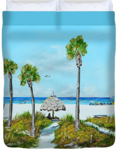 "Sirata Beach Resort Paradise Beach" Duvet Cover BUY