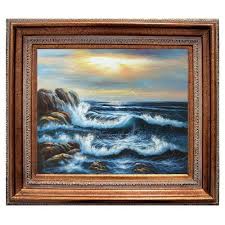 8x10 Oil Painting "Pacific Seascape" - Private Collection - Mr & Mrs Charles, Mason - Glendale, California