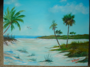 This Way To The Beach 16x20 BUY #14014 $175 Free shipping (USA only)