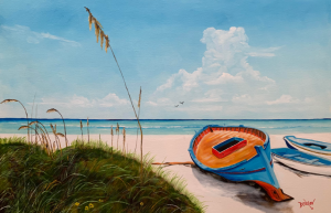 Abandon Boats In Paradise by Lloyd Dobson Artist