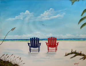 Our Favorite Paradiuse Spot by Lloyd Dobson Artist