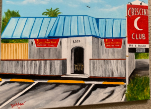 Crescent Club On Siesta Key by Lloyd Dobson Artist