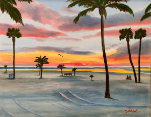 Our Ft Myers Beach Staycation by Lloyd Dobson Artist
