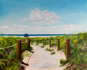 Siesta Key Beach Access by Lloyd Dobson Artist