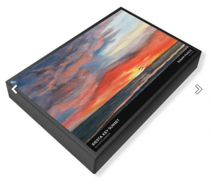Jigsaw Puzzle by Lloyd Dobson Artist titled Siesta key Sunset