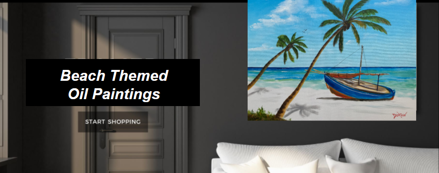 Beach Themed Oil Paintings With FREE Shipping To The USA