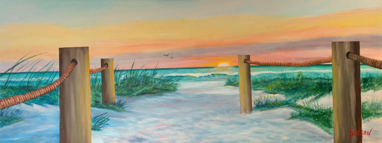 Commissioned painting for Faith and Abe Brooks from Pensylvania