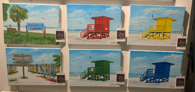 Miniature oil paintings by Lloyd Dobson Artist