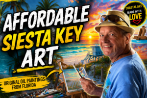 Affordable Siesta Key Oil Paintings with free shipping to the USA