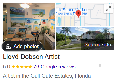 Lloyd Dobson Artist 5 Star Reviews
