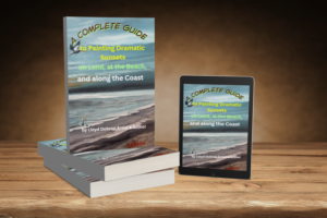 A Complete Guide to Painting Dramatic Sunsets on Land, at the Beach, and along the Coast book written by Lloyd Dobson Artist & Author